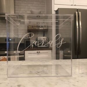 Acrylic Cards Box
